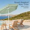 Best Choice Products 7.5ft Patio Market Umbrella with Wavy Trim, Fade-Resistant, Crank & Tilt, Wind Vent